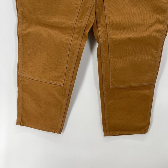 Carhartt Relaxed Fit Brown Double Knee Carpenter Pants Mens 40x32 - Picture 8 of 11